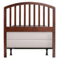 Hillsdale Furniture Carolina Wood Twin Headboard with Frame, Walnut