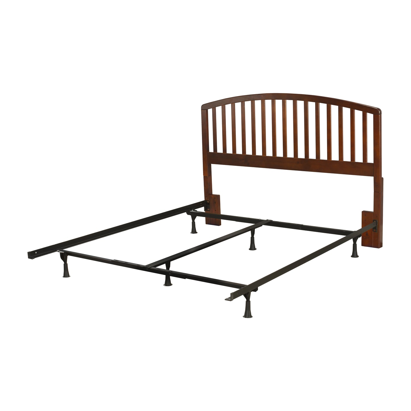 Hillsdale Furniture Carolina Wood Full/Queen Headboard with Frame, Walnut