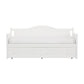 Hillsdale Furniture Staci Wood Full Size Daybed with Trundle, White