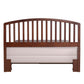 Hillsdale Furniture Carolina Wood Full/Queen Headboard with Frame, Walnut