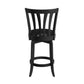 Hillsdale Furniture Savana Wood Counter Height Swivel Stool, Black