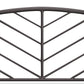 Hillsdale Furniture Essex Metal Queen Headboard, Gray Bronze