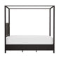 Hillsdale Furniture Melanie Wood and Metal Queen Canopy Bed, Oiled Bronze