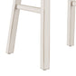 Hillsdale Furniture Moreno Wood Backless Bar Height Stool, Sea White