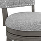 Hillsdale Furniture Santa Clara II Swivel Counter Height Stool, Antique Gray