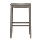 Hillsdale Furniture Fiddler Wood Backless Bar Height Stool, Aged Gray
