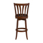 Hillsdale Furniture Savana Wood Bar Height Swivel Stool, Cherry