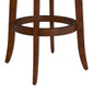 Hillsdale Furniture Savana Wood Bar Height Swivel Stool, Cherry
