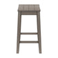 Hillsdale Furniture Fiddler Wood Backless Counter Height Stool, Aged Gray