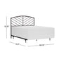 Hillsdale Furniture Essex Metal Queen Headboard with Frame, Gray Bronze