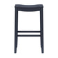 Hillsdale Furniture Fiddler Wood Backless Bar Height Stool, Navy