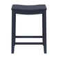 Hillsdale Furniture Fiddler Wood Backless Counter Height Stool, Navy