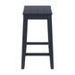 Hillsdale Furniture Fiddler Wood Backless Counter Height Stool, Navy