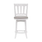 Hillsdale Furniture Presque Isle Wood Counter Height Swivel Stool, White