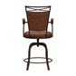 Hillsdale Furniture Bridgetown Metal Counter Height Swivel Stool, Aged Bronze