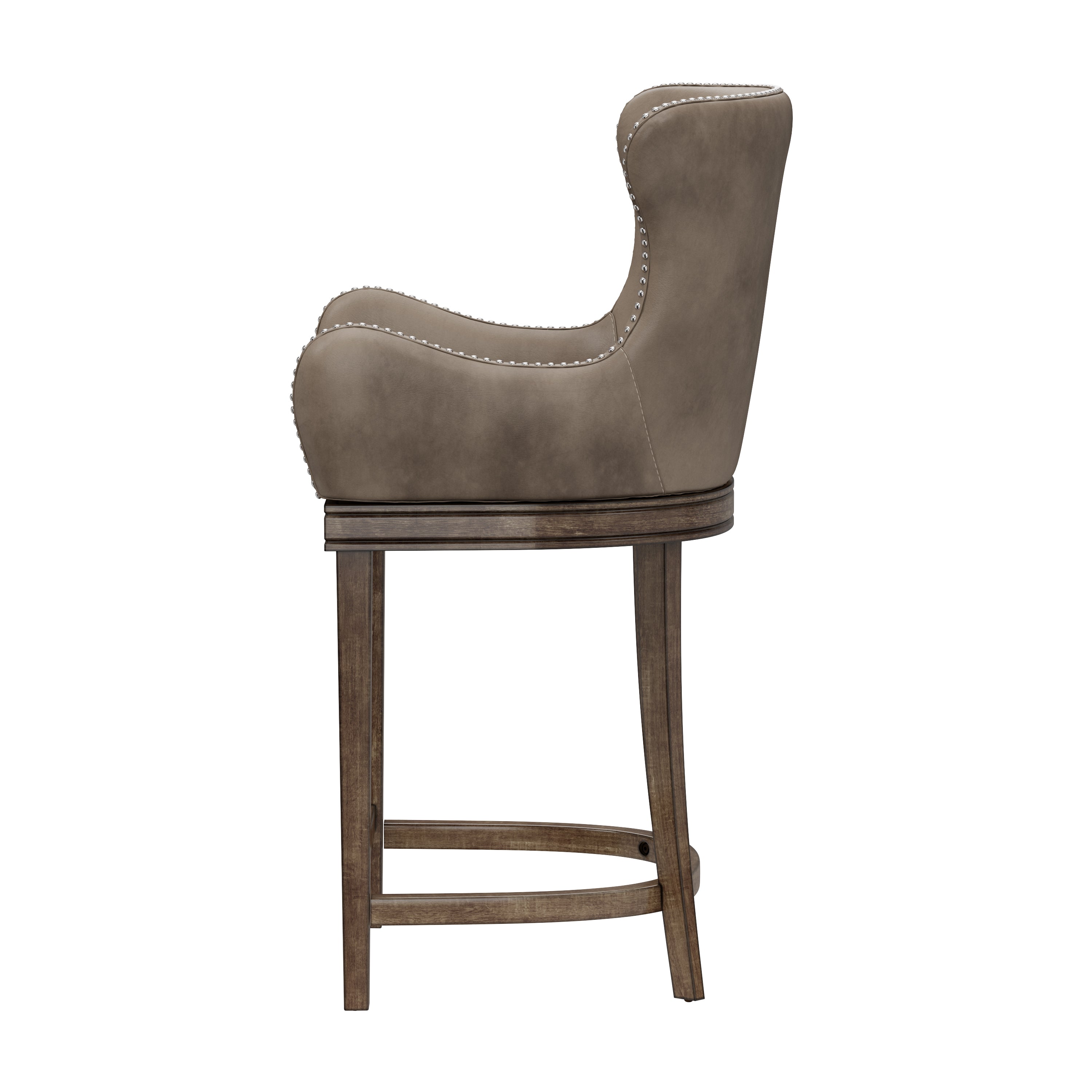 Hillsdale Furniture Caydena Wood Swivel Stool - Thumbnail 3