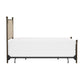 Hillsdale Furniture McArthur Queen Metal and Upholstered Bed, Bronze with Linen Stone Fabric