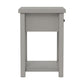 Living Essentials by Hillsdale Harmony Wood Accent Table, Gray