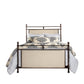 Hillsdale Furniture Ashley King Upholstered Panel Headboard with Frame, Linen Stone