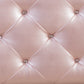 Hillsdale Furniture Karley Full Upholstered Bed, Pink Faux Leather