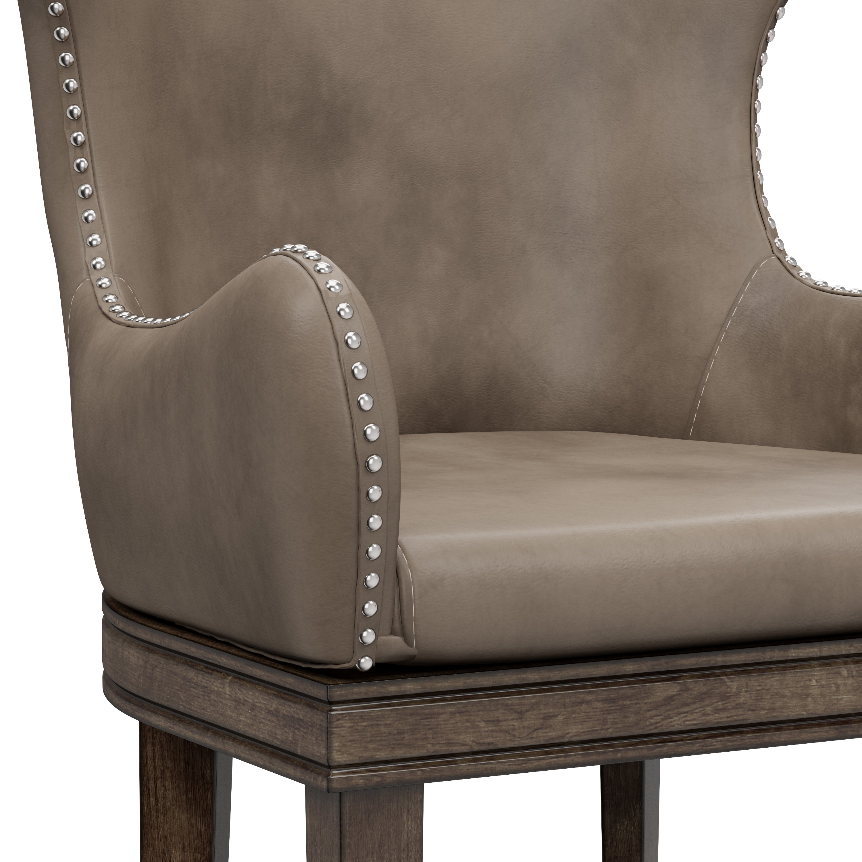 Hillsdale Furniture Caydena Wood Swivel Stool - Thumbnail 5