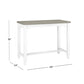 Hillsdale Furniture Clarion Wood Counter Height Side Table, Distressed Gray