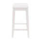 Hillsdale Furniture Fiddler Wood Backless Counter Height Stool, White