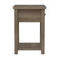 Living Essentials by Hillsdale Harmony Wood Accent Table, Knotty Gray Oak