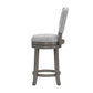 Hillsdale Furniture Santa Clara II Swivel Counter Height Stool, Antique Gray