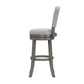 Hillsdale Furniture Santa Clara II Swivel Bar Height Stool, Antique Gray