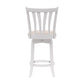 Hillsdale Furniture Savana Wood Counter Height Swivel Stool, White