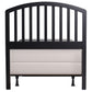 Hillsdale Furniture Carolina Wood Twin Headboard with Frame, Black