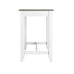 Hillsdale Furniture Clarion Wood Counter Height Side Table, Distressed Gray