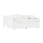 Hillsdale Furniture Staci Wood Full Size Daybed with Trundle, White