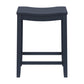 Hillsdale Furniture Fiddler Wood Backless Counter Height Stool, Navy