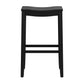 Hillsdale Furniture Fiddler Wood Backless Bar Height Stool, Black