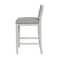 Hillsdale Furniture Fowler Wood Counter Height Stool, Sea White