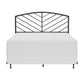 Hillsdale Furniture Essex Metal Queen Headboard with Frame, Gray Bronze