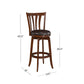 Hillsdale Furniture Savana Wood Bar Height Swivel Stool, Cherry