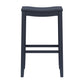 Hillsdale Furniture Fiddler Wood Backless Bar Height Stool, Navy