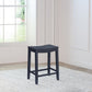 Hillsdale Furniture Fiddler Wood Backless Counter Height Stool, Navy