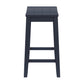 Hillsdale Furniture Fiddler Wood Backless Counter Height Stool, Navy