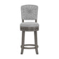 Hillsdale Furniture Santa Clara II Swivel Counter Height Stool, Antique Gray