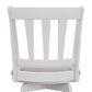 Hillsdale Furniture Presque Isle Wood Counter Height Swivel Stool, White