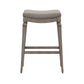 Hillsdale Furniture Vetrina Wood Backless Counter Height Stool, Weathered Gray