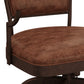 Hillsdale Furniture Bridgetown Metal Bar Height Swivel Stool, Aged Bronze