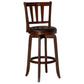 Hillsdale Furniture Presque Isle Wood Bar Height Swivel Stool, Cherry