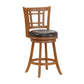 Hillsdale Furniture Fairfox Wood Counter Height Swivel Stool, Oak