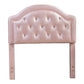 Hillsdale Furniture Karley Full Upholstered Headboard, Pink Faux Leather