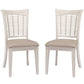 Hillsdale Furniture Bayberry Wood Dining Chair, Set of 2, White